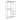 Open Decorative Wardrobe Unit White With Hanging Rail And Shelves