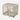 Plastic Dog House Size L Beige Pet Crate 974 x 674 x 740 mm Beige